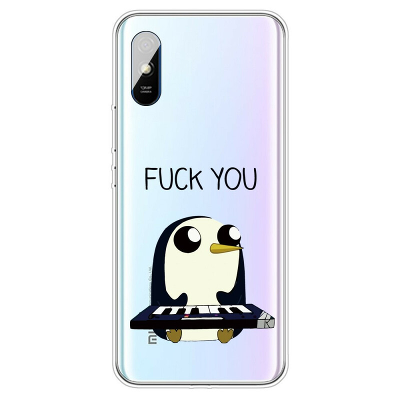 Xiaomi Redmi 9A Funda Penguin Fuck You