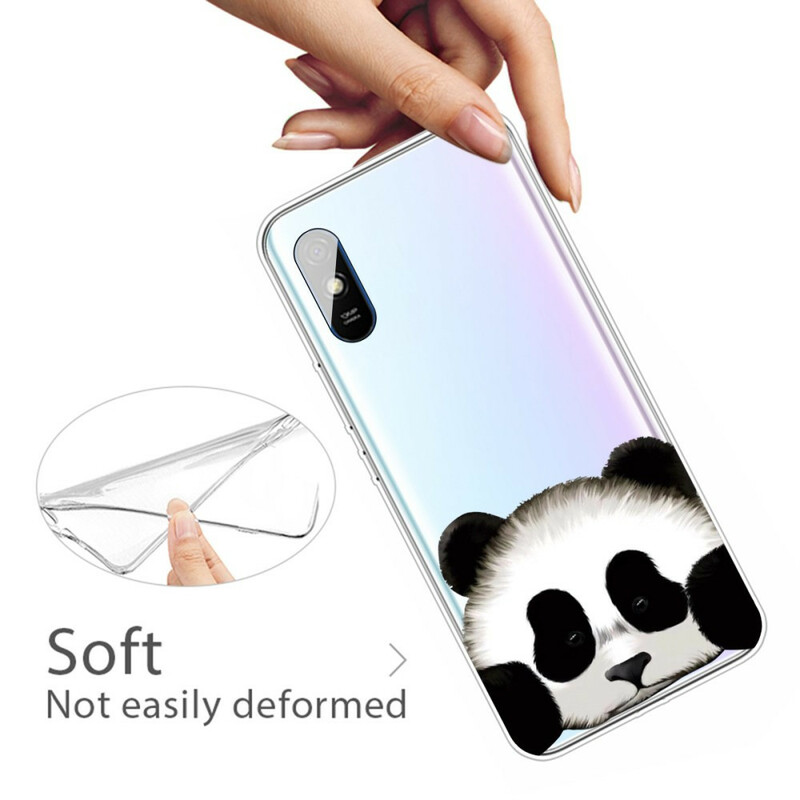 Xiaomi Redmi 9A Funda Panda Transparente