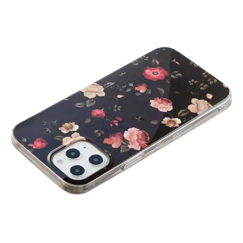 Funda para el iPhone 12 Pro Max Serie Floralies Fluorescente