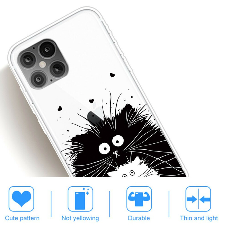 Funda iPhone 12 Pro Max Mira los gatos