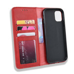 Funda Flip Cover iPhone 12 Pro Max Efecto Cuero Estilo Vintage