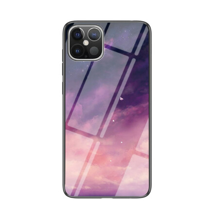 Funda iPhone 12 Pro Max Cristal Templado Cielo Estrellado