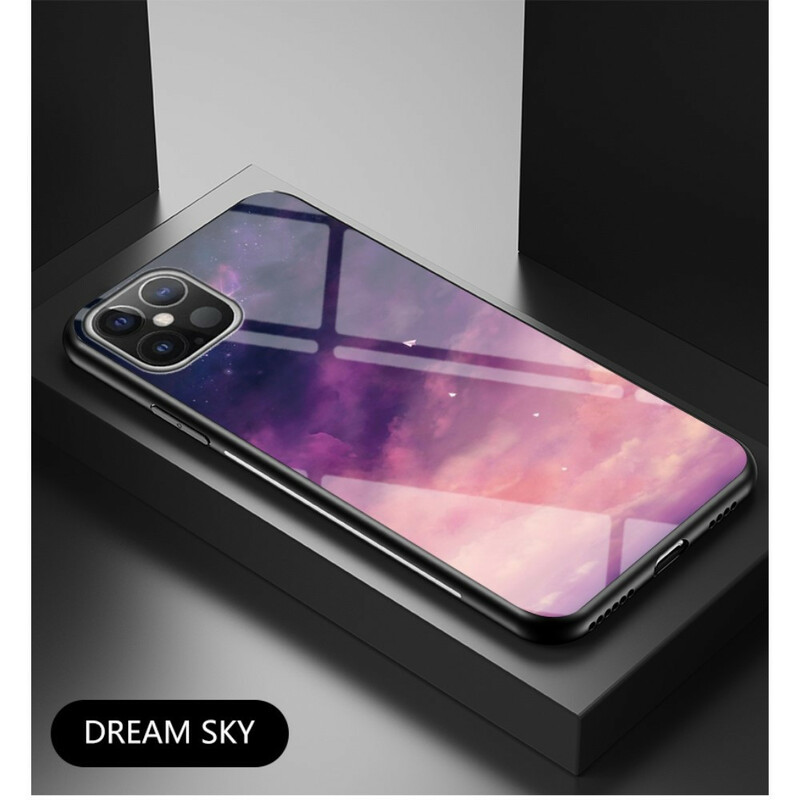 Funda iPhone 12 Pro Max Cristal Templado Cielo Estrellado