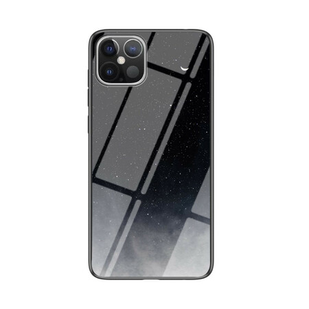 Funda iPhone 12 Pro Max Cristal Templado Cielo Estrellado