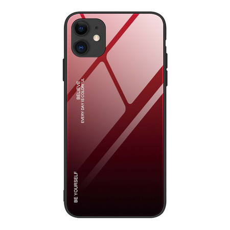 Funda iPhone 12 Pro Max Cristal Templado Be Yourself
