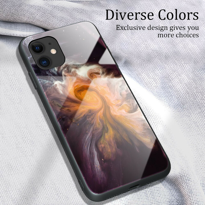 Funda de cristal templado para el iPhone 12 Pro Max Colores