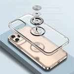 Funda transparente para el iPhone 12 Pro Max con soporte para el anillo