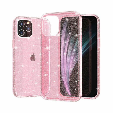 Funda transparente de purpurina para el iPhone 12 Pro Max