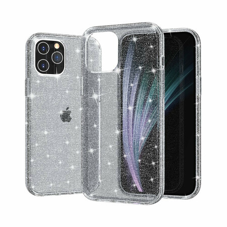 Funda transparente de purpurina para el iPhone 12 Pro Max