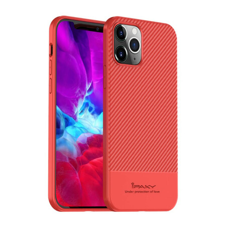 Funda de fibra de carbono IPAKY para el iPhone 12 Pro Max