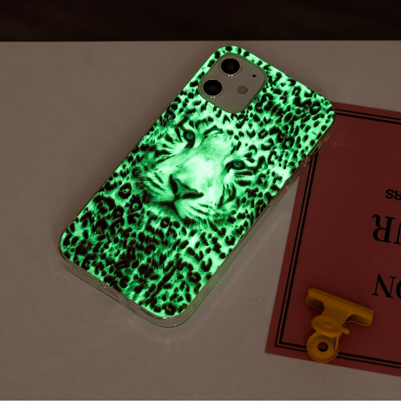 Funda de leopardo fluorescente para el iPhone 12 Max / 12 Pro