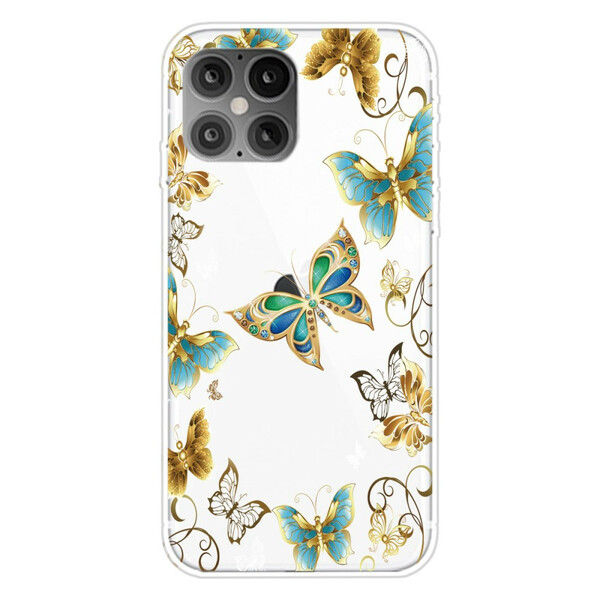 Funda de mariposas para el iPhone 12 Max / 12 Pro