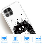 Funda iPhone 12 Max / 12 Pro Mira los gatos