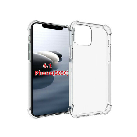 IPhone 12 Max / 12 Pro Funda Transparente Esquinas Reforzadas