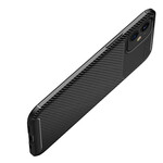 Funda flexible con textura de fibra de carbono para el iPhone 12 Max / 12 Pro