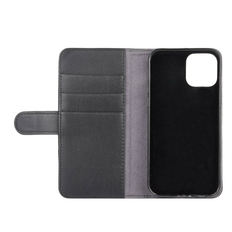 Funda iPhone 12 Max / 12 Pro de cuero genuino