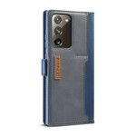 Funda Samsung Galaxy Note 20 LC.IMEEKE Efecto Cuero Retro