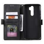 Funda de polipiel de dos tonos para el Xaiomi Redmi 9 con contornos reforzados