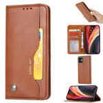 Funda Flip Cover iPhone 12 Max / 12 Pro Leatherette Card Funda