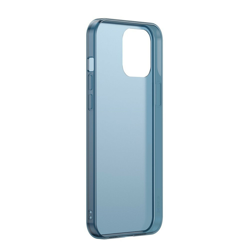 Funda iPhone 12 de cristal templado y silicona BASEUS