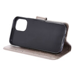 Funda iPhone 12 Mariposas y Flores Lanyard