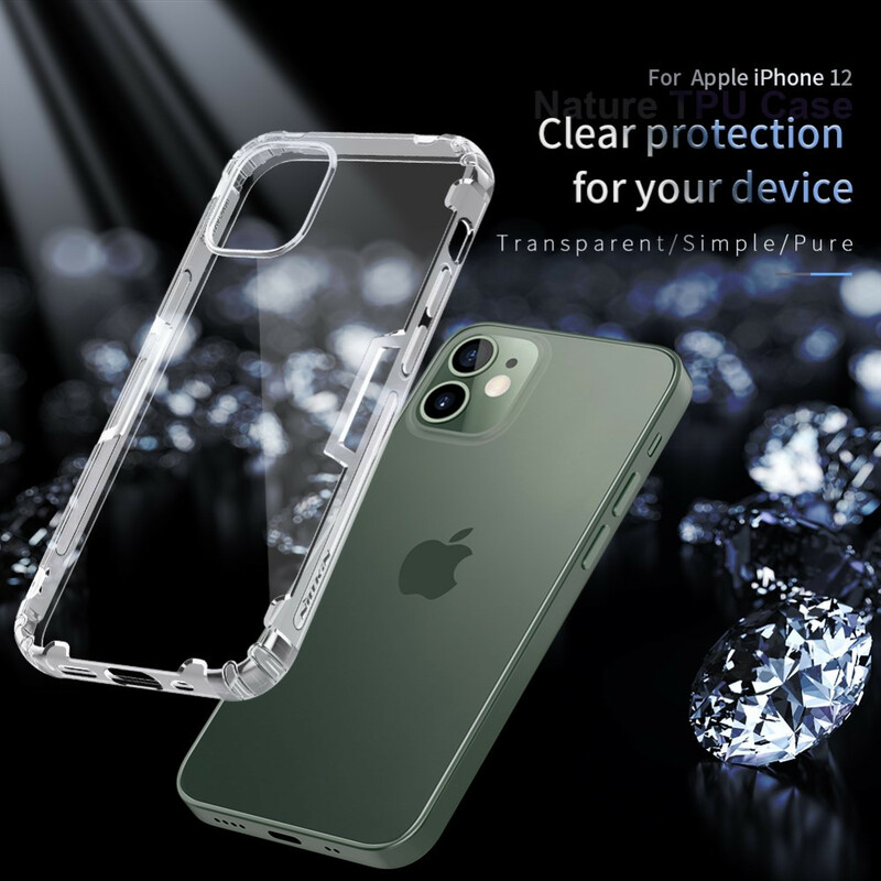 Funda iPhone 12 Nillkin Tansparente Nature