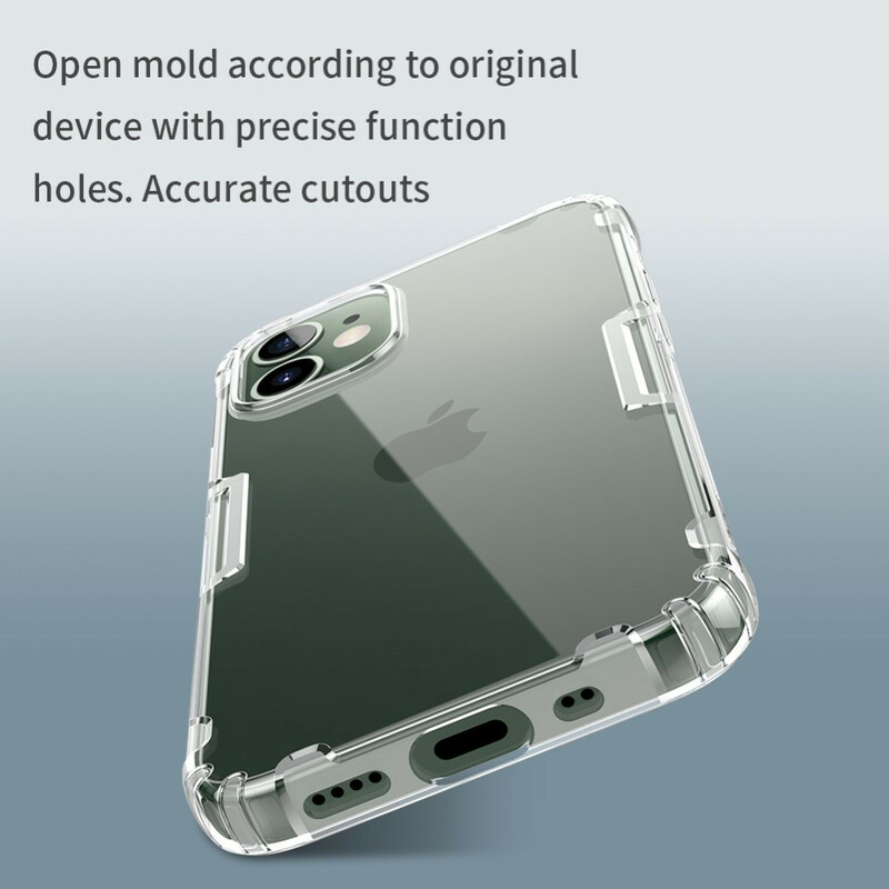 Funda iPhone 12 Nillkin Tansparente Nature