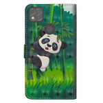 Funda Xiaomi Redmi 9C Panda y Bamboo