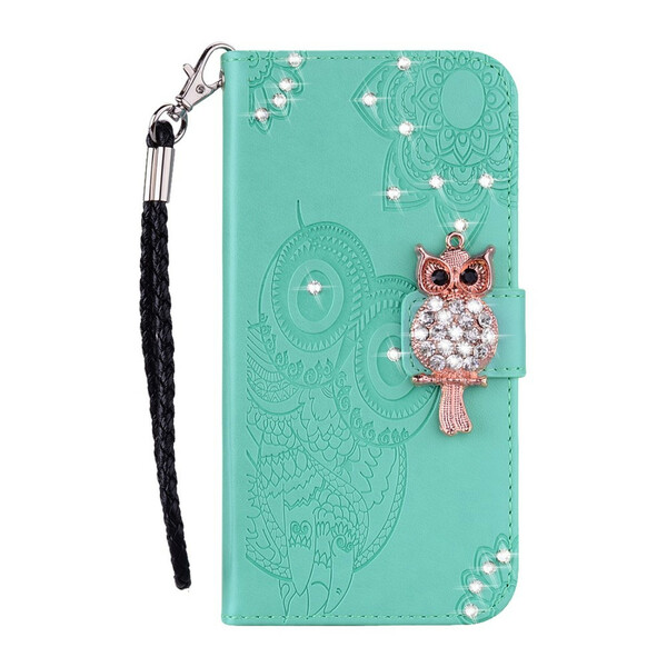 Funda iPhone 12 Mini Owl Mandala and Charm