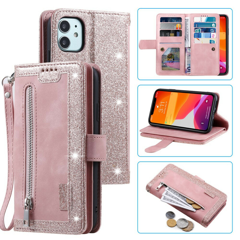 Funda para iPhone 12 Carteras 9 Tarjeteros