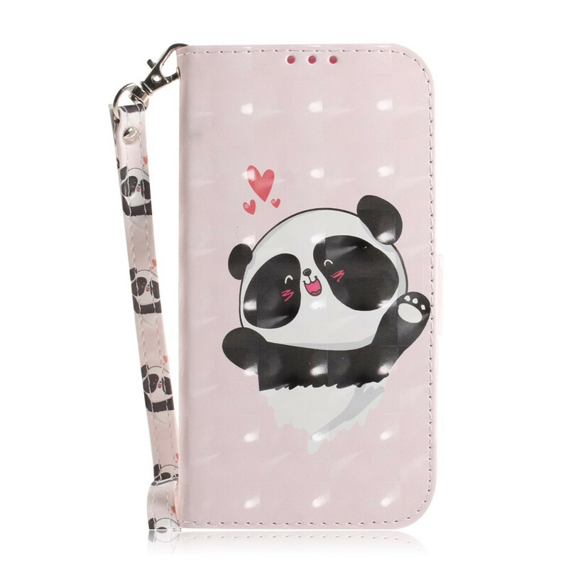 Funda Xiaomi Redmi 9C Panda Love Strap