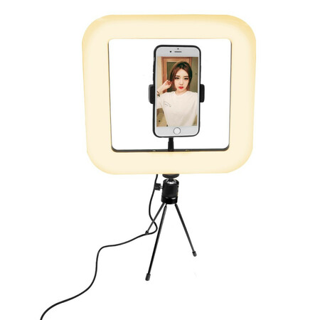 Lámpara de estudio LED 168 cuadrada