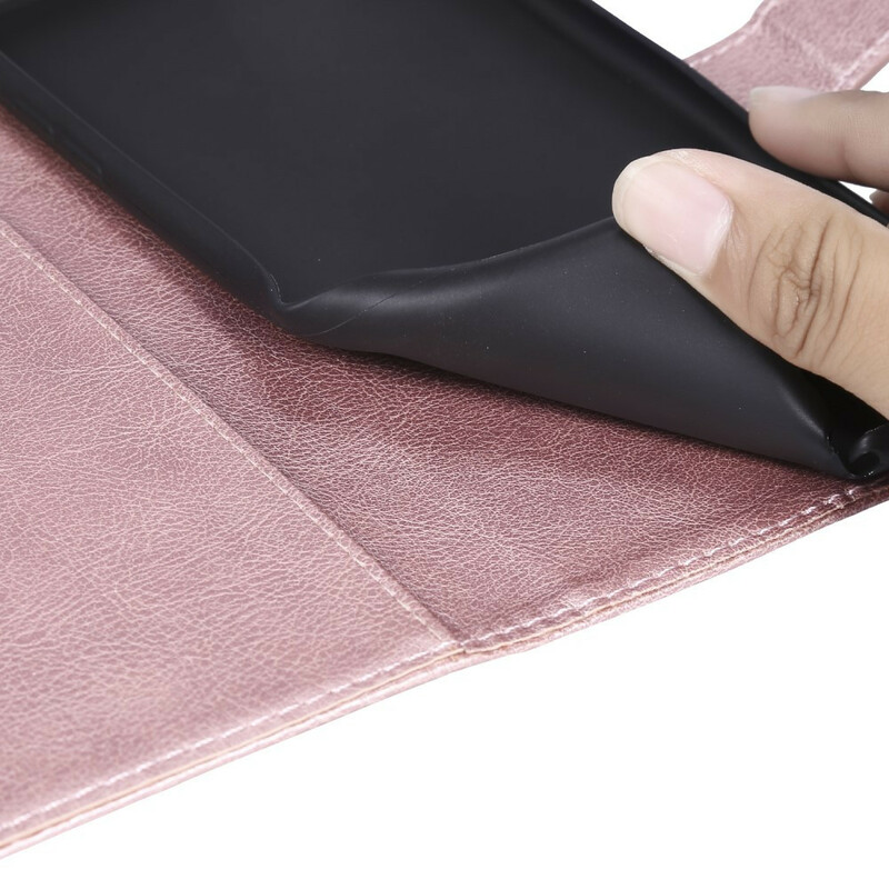 Funda iPhone 12 Max / 12 Pro Color Sólido Serie con Colgante