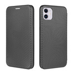 Flip Cover iPhone 12 Max / 12 Pro Fibra de Carbono