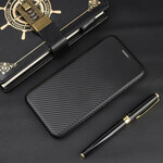 Flip Cover iPhone 12 Max / 12 Pro Fibra de Carbono