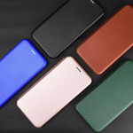 Flip Cover iPhone 12 Max / 12 Pro Fibra de Carbono