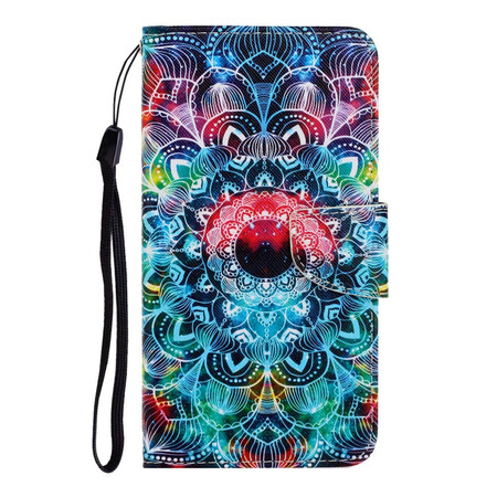 Funda para iPhone 12 Max / 12 Pro con colgante de mandala llamativa