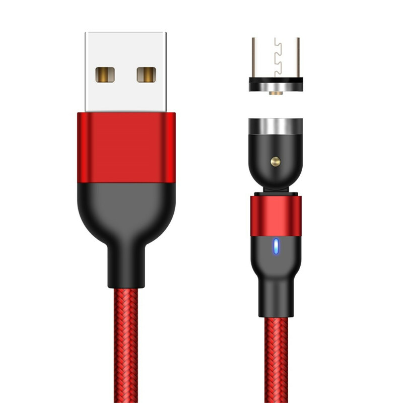 Cable de carga USB de nylon trenzado Micro USB