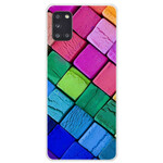 Funda Samsung Galaxy A31 Cubos de colores