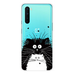 Caso OnePlus Nord Mira los gatos