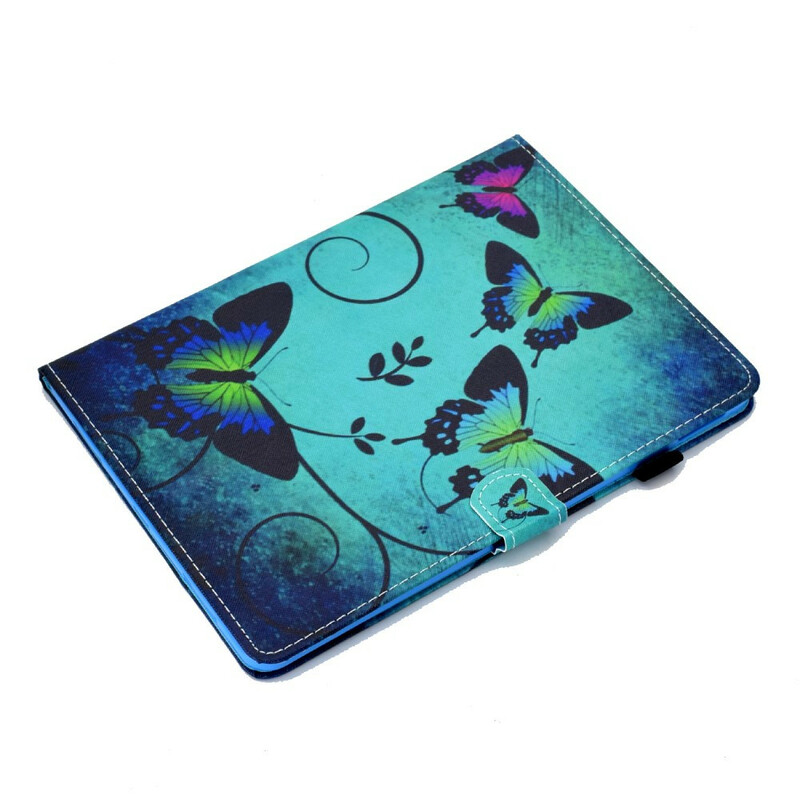 Funda para iPad Air 10.9" (2020) Mariposas verdes