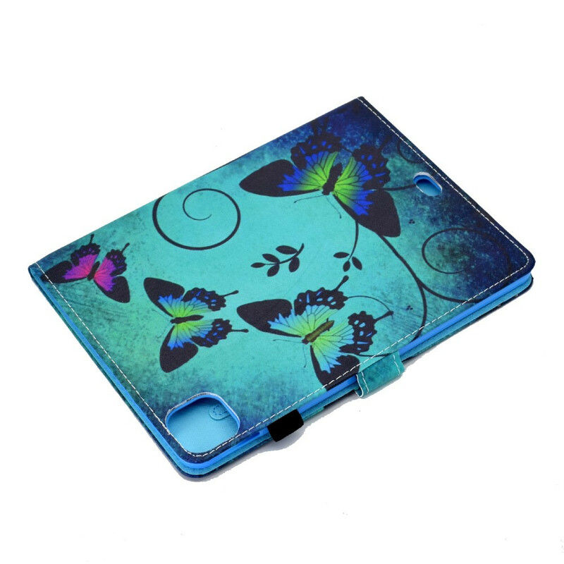 Funda para iPad Air 10.9" (2020) Mariposas verdes