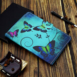 Funda para iPad Air 10.9" (2020) Mariposas verdes