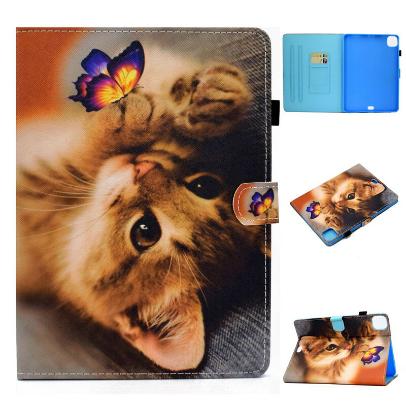 Funda para iPad Air 10.9" (2020) Mi gatito y mi mariposa