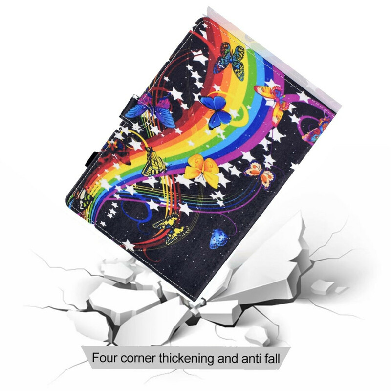 Funda para iPad Air 10.9" (2020) Rainbow Butterflies