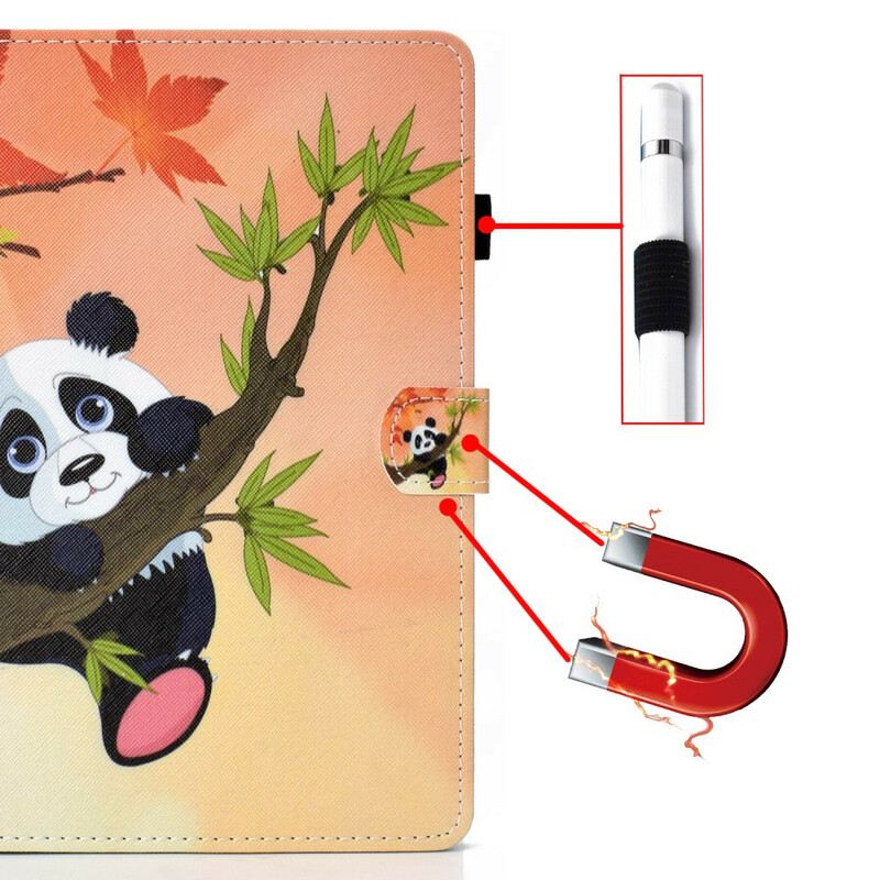 Funda para iPad Air 10.9" (2020) Cute Panda Funda