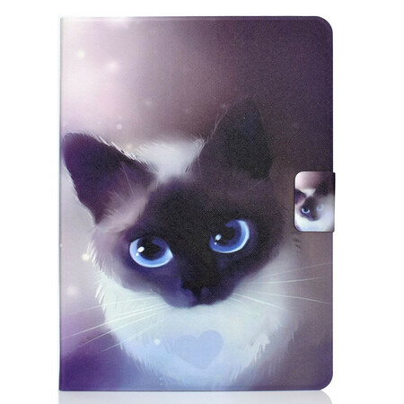 Funda para iPad Air 10.9" (2020) Ojos Azules Gato