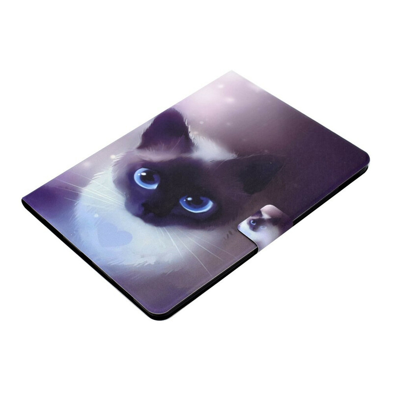Funda para iPad Air 10.9" (2020) Ojos Azules Gato
