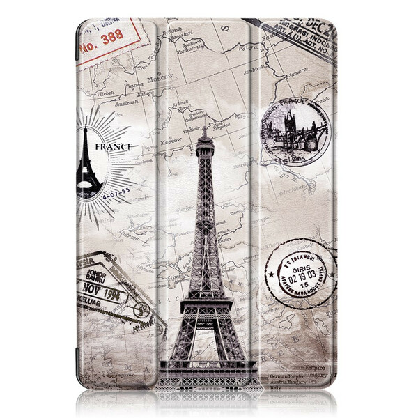 Smart Funda iPad Air 10.9" (2020) Torre Eiffel Retro