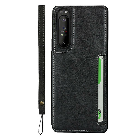 Funda para Sony Xperia 1 II Soporte para tarjetas y colgante